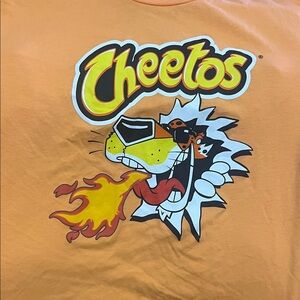 Flaming Hot Cheetos Small Ling Sleeve Shirt
